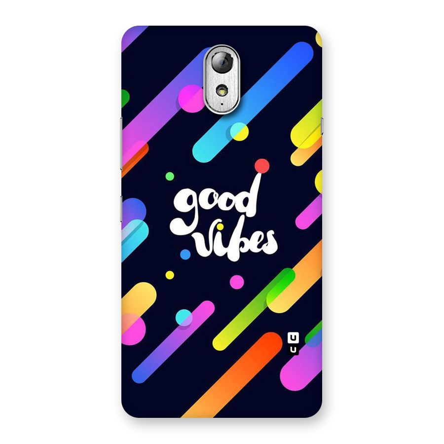 Multicolor Good Vibing Back Case for Lenovo Vibe P1M