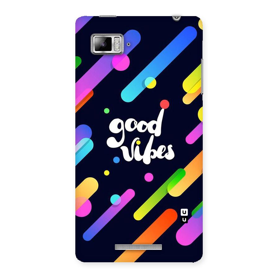 Multicolor Good Vibing Back Case for Lenovo Vibe Z K910