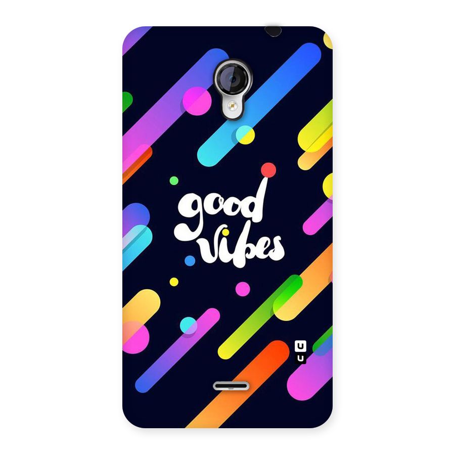 Multicolor Good Vibing Back Case for Micromax Unite 2 A106
