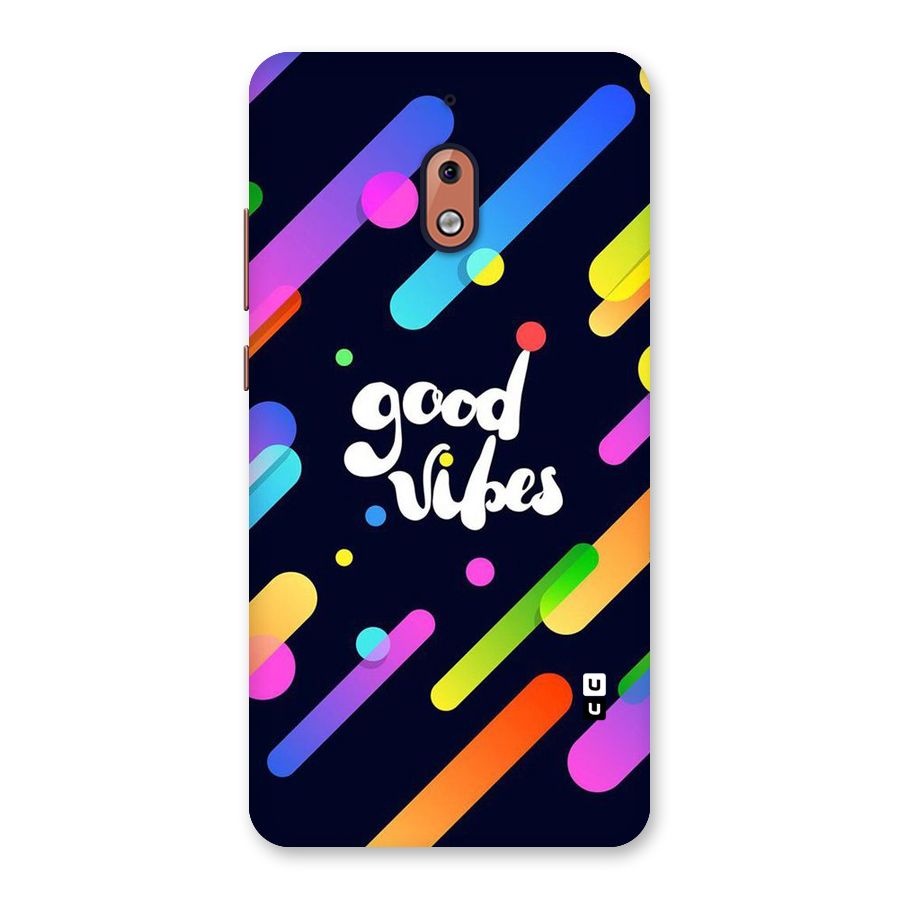 Multicolor Good Vibing Back Case for Nokia 2.1