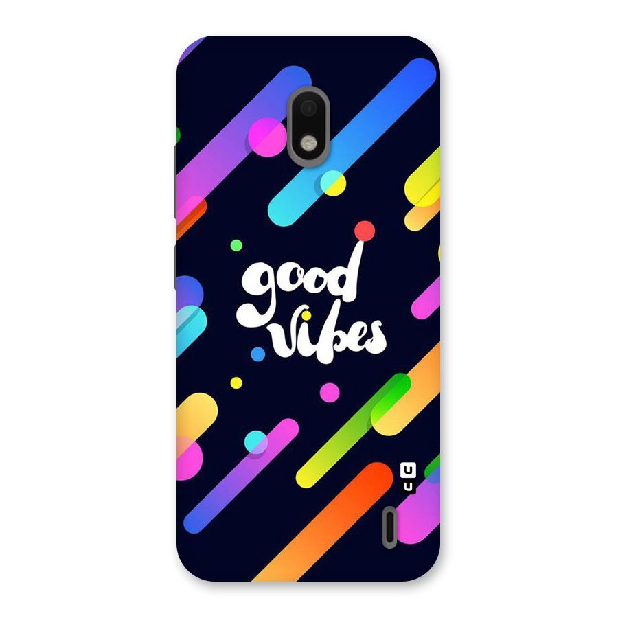 Multicolor Good Vibing Back Case for Nokia 2.2