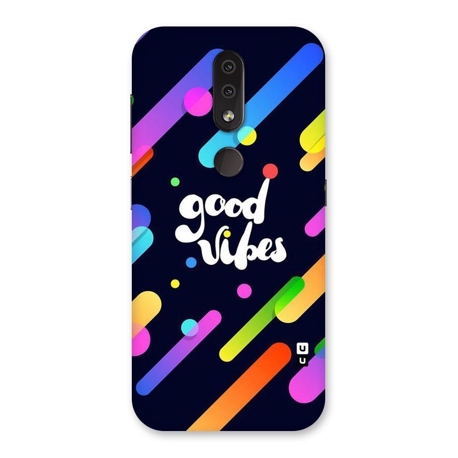 Multicolor Good Vibing Back Case for Nokia 4.2