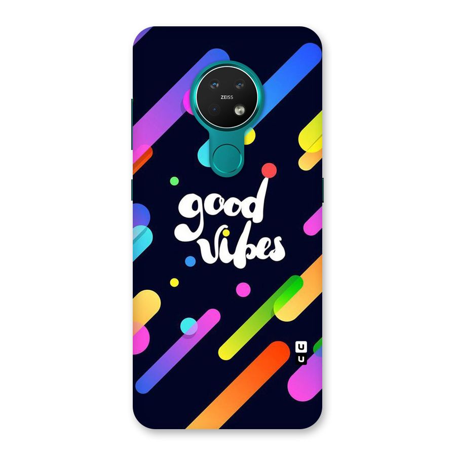 Multicolor Good Vibing Back Case for Nokia 7.2