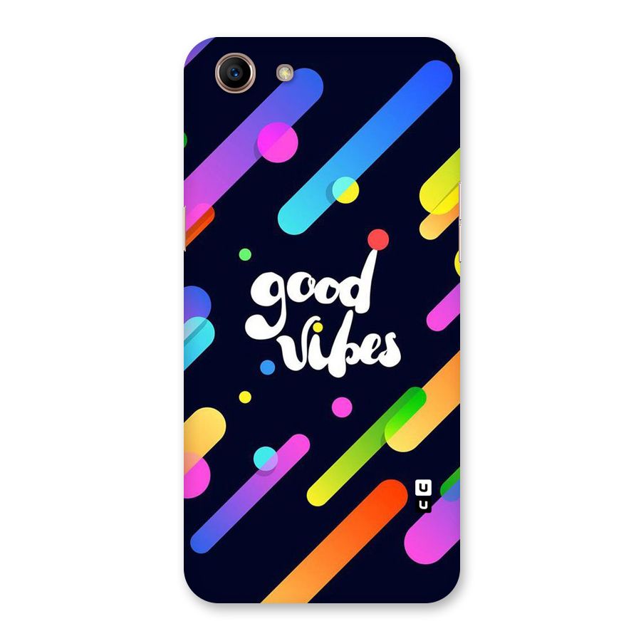 Multicolor Good Vibing Back Case for Oppo A83 (2018)