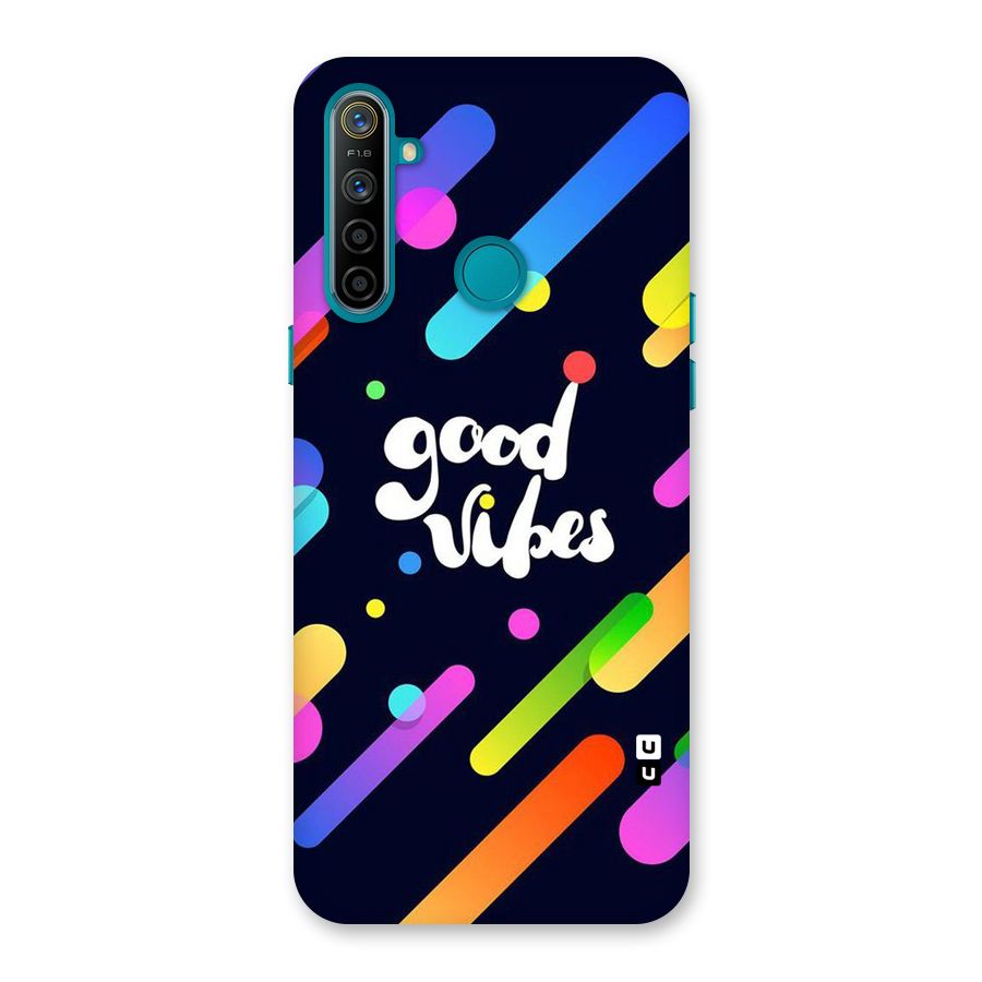 Multicolor Good Vibing Back Case for Realme 5i