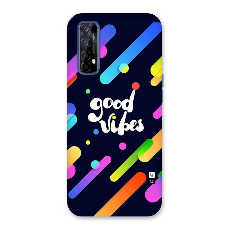 Multicolor Good Vibing Back Case for Realme 7