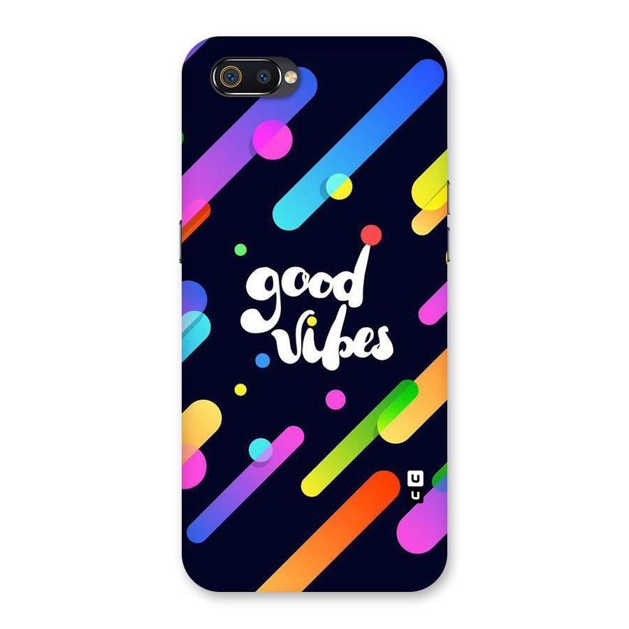 Multicolor Good Vibing Back Case for Realme C2