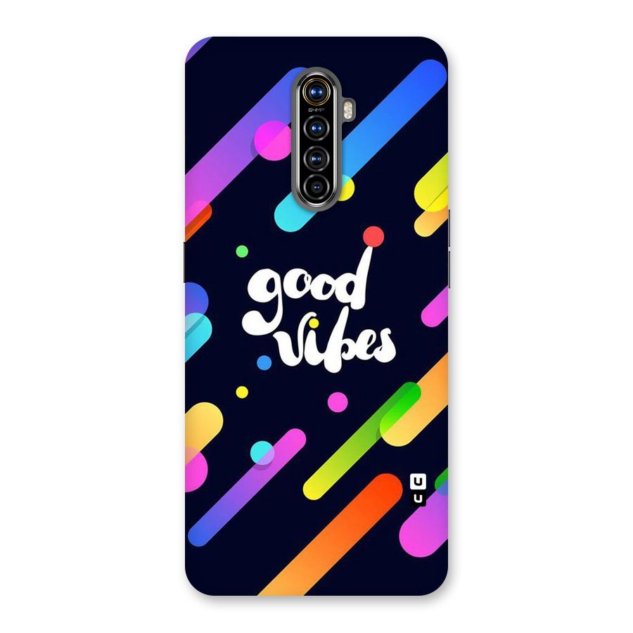 Multicolor Good Vibing Back Case for Realme X2 Pro