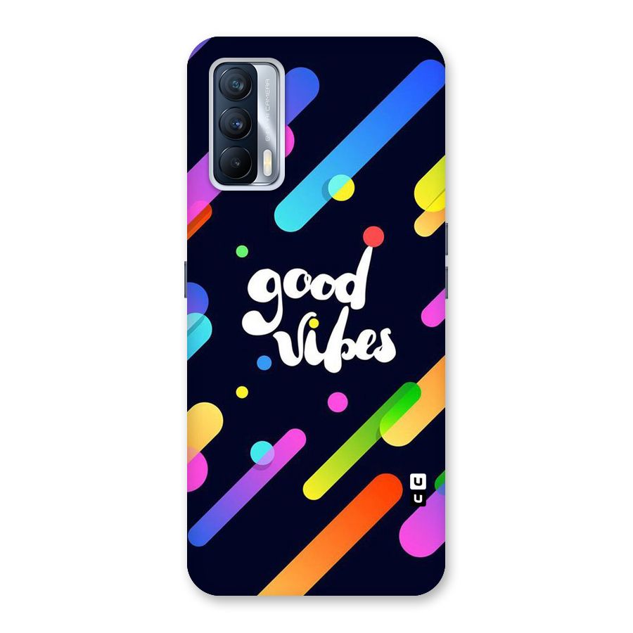 Multicolor Good Vibing Back Case for Realme X7