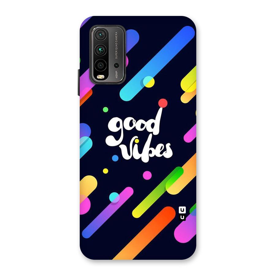 Multicolor Good Vibing Back Case for Redmi 9 Power