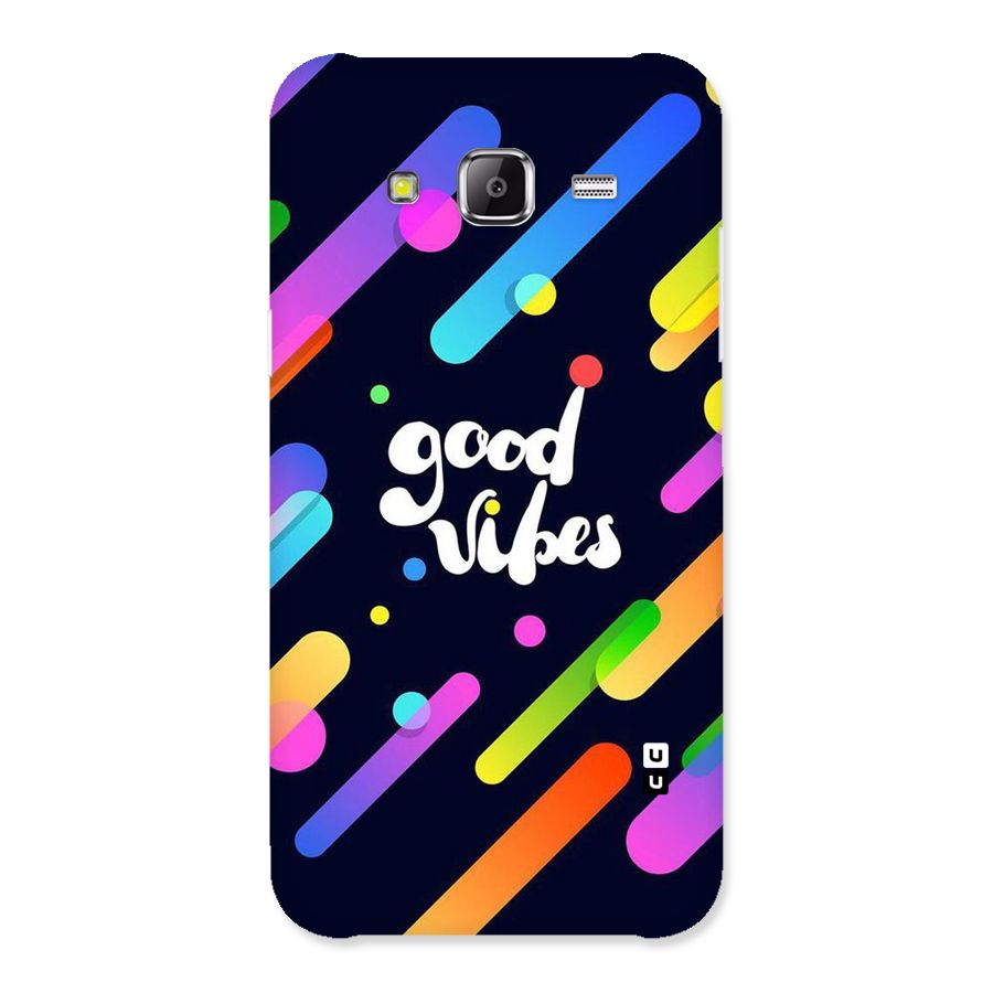 Multicolor Good Vibing Back Case for Samsung Galaxy J5