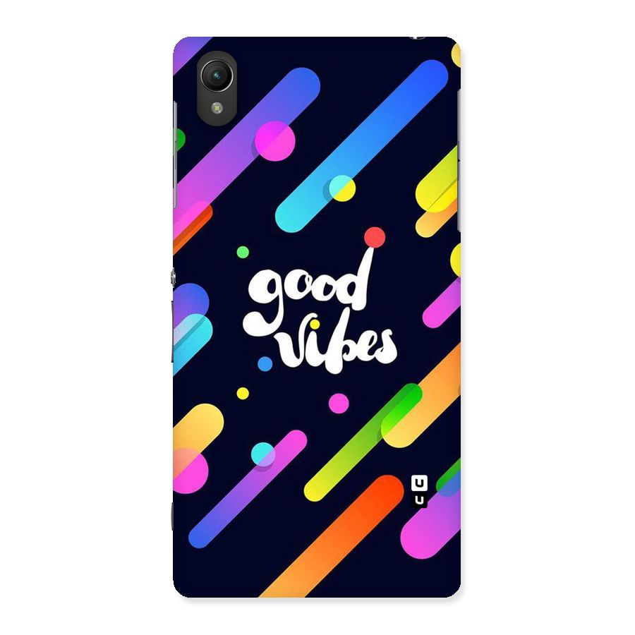 Multicolor Good Vibing Back Case for Sony Xperia Z2
