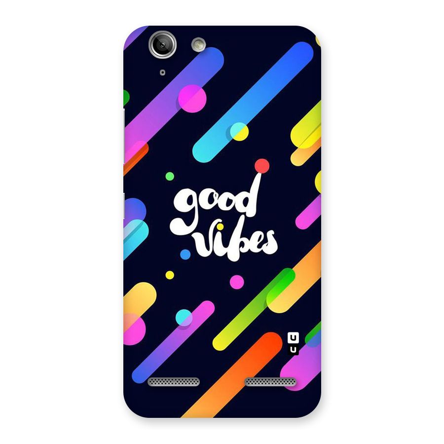 Multicolor Good Vibing Back Case for Vibe K5