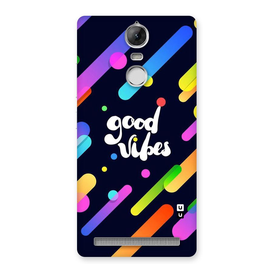Multicolor Good Vibing Back Case for Vibe K5 Note