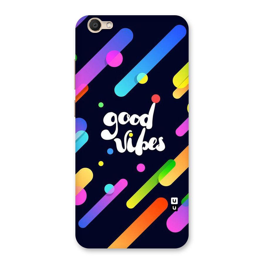 Multicolor Good Vibing Back Case for Vivo V5s