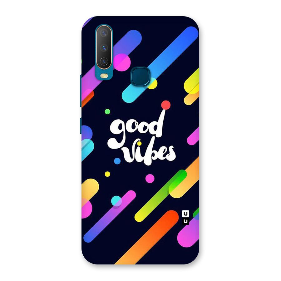 Multicolor Good Vibing Back Case for Vivo Y15