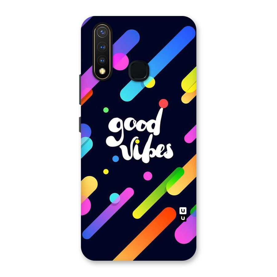 Multicolor Good Vibing Back Case for Vivo Y19