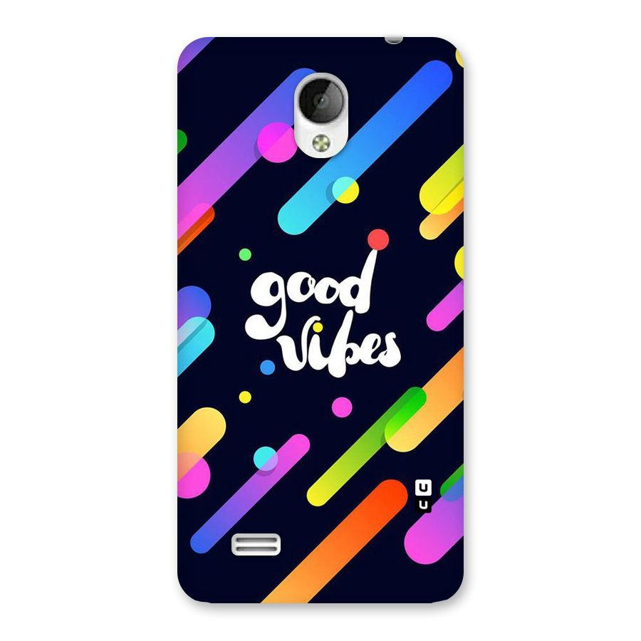 Multicolor Good Vibing Back Case for Vivo Y21