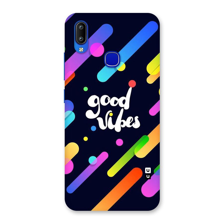 Multicolor Good Vibing Back Case for Vivo Y91