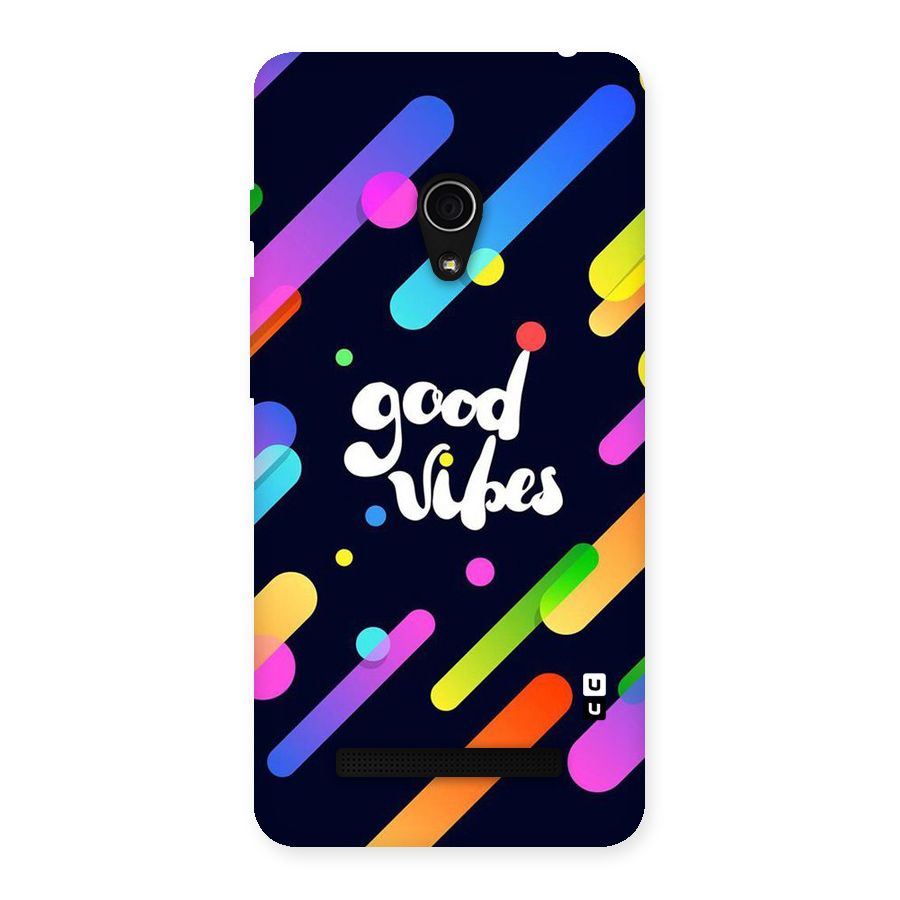 Multicolor Good Vibing Back Case for Zenfone 5