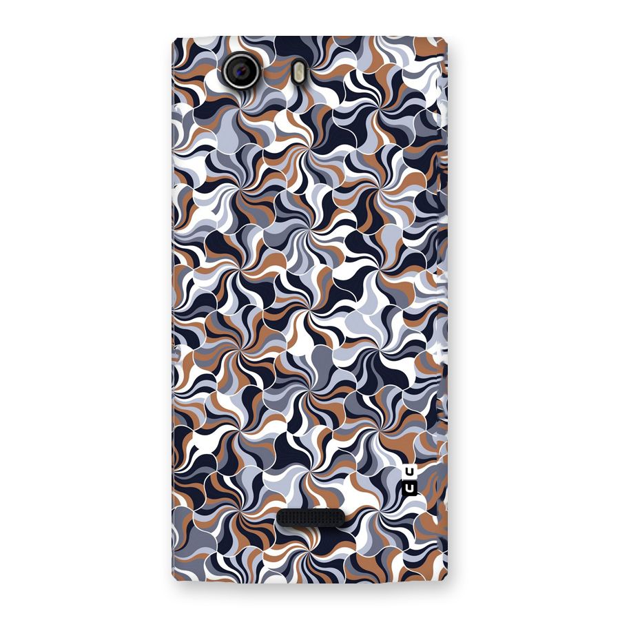 Multicolor Swirls Back Case for Canvas Nitro 2 E311