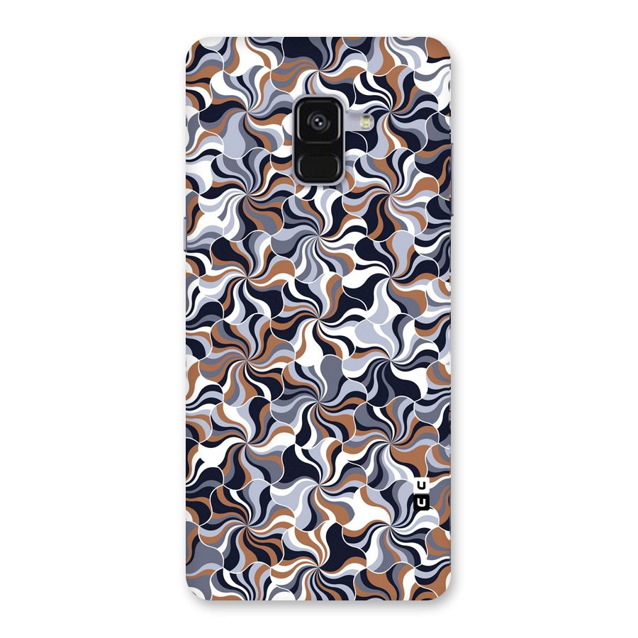 Multicolor Swirls Back Case for Galaxy A8 Plus