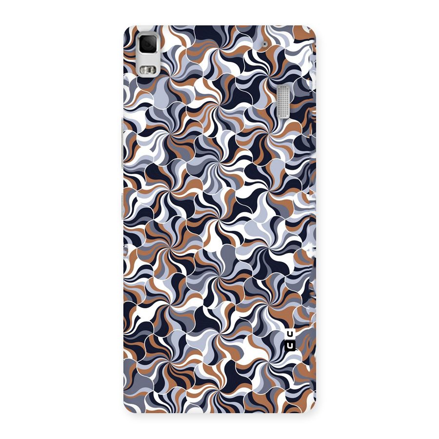 Multicolor Swirls Back Case for Lenovo A7000