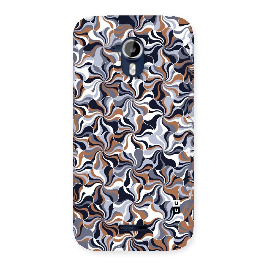 Multicolor Swirls Back Case for Micromax Canvas Magnus A117
