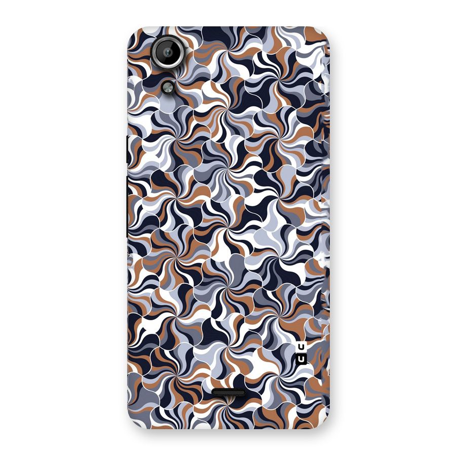 Multicolor Swirls Back Case for Micromax Canvas Selfie Lens Q345