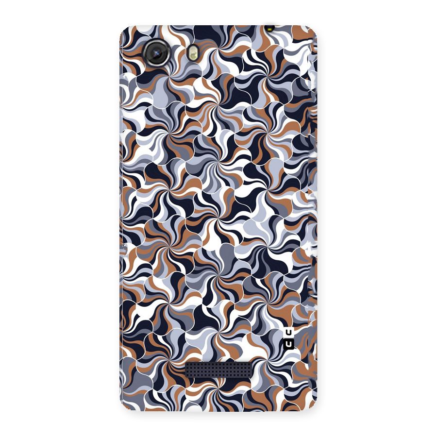 Multicolor Swirls Back Case for Micromax Unite 3