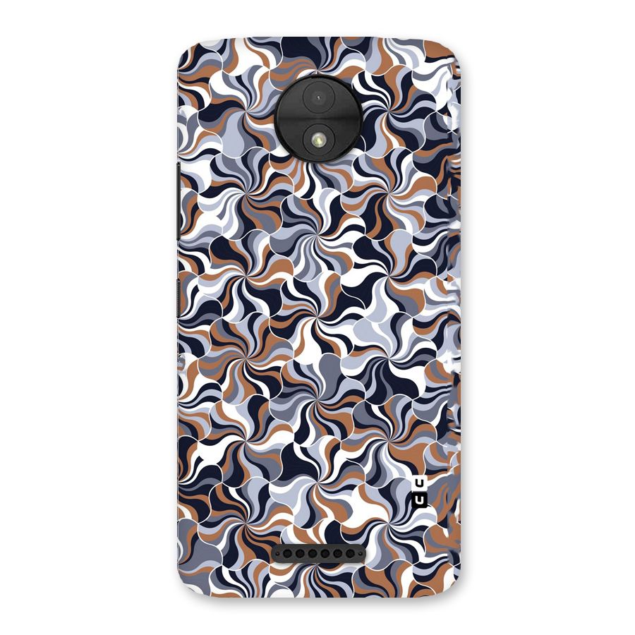 Multicolor Swirls Back Case for Moto C
