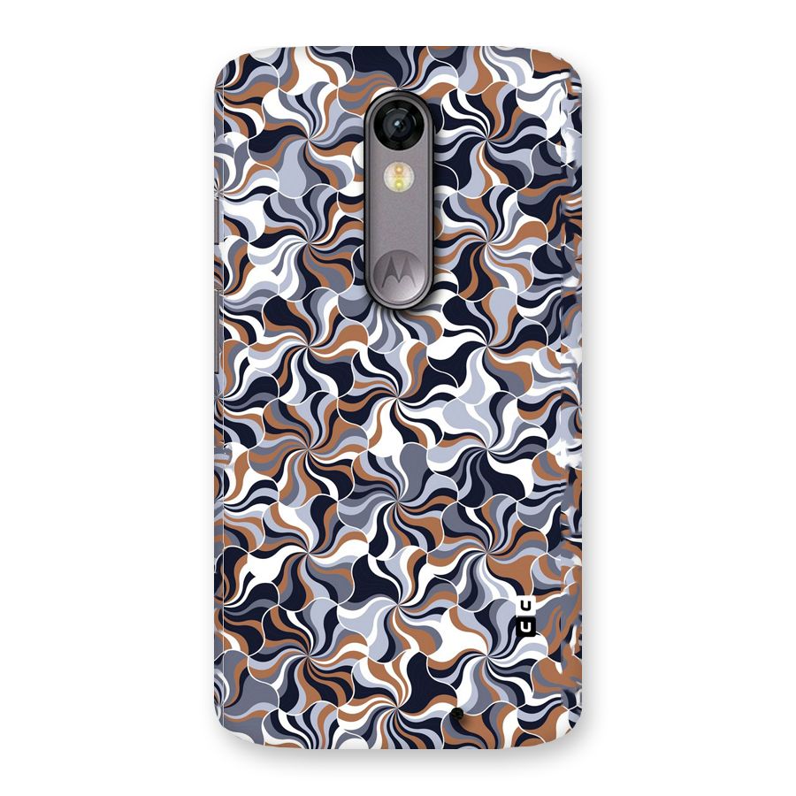 Multicolor Swirls Back Case for Moto X Force