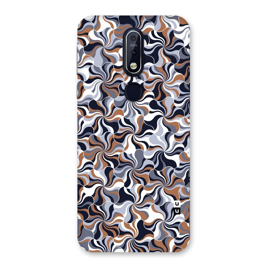 Multicolor Swirls Back Case for Nokia 7.1