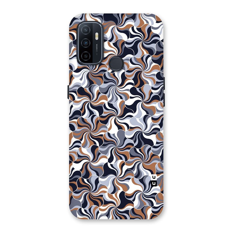 Multicolor Swirls Back Case for Oppo A32