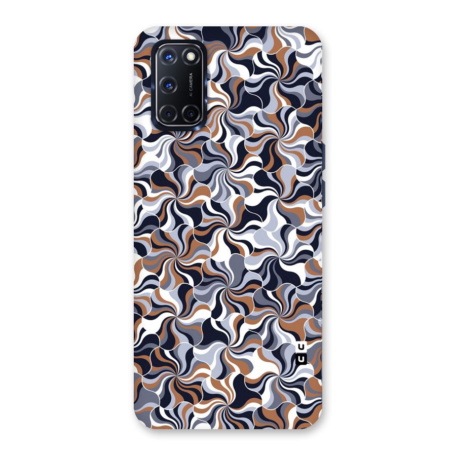 Multicolor Swirls Back Case for Oppo A52