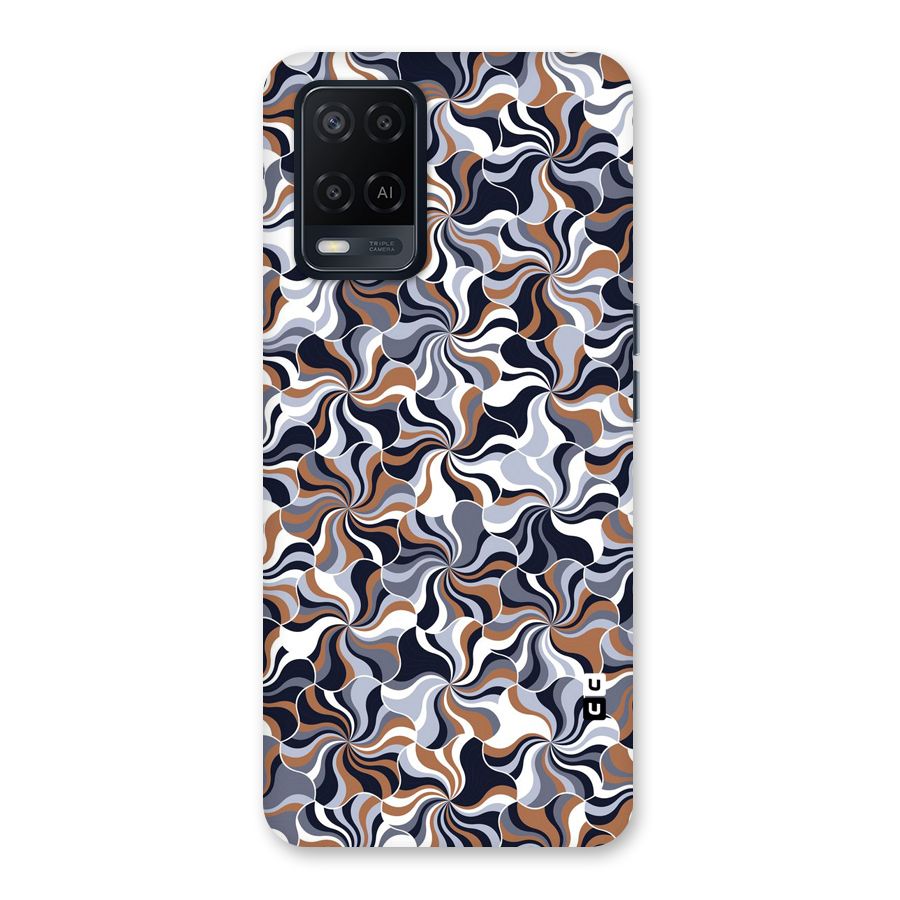 Multicolor Swirls Back Case for Oppo A54