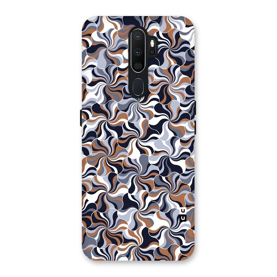 Multicolor Swirls Back Case for Oppo A5 (2020)
