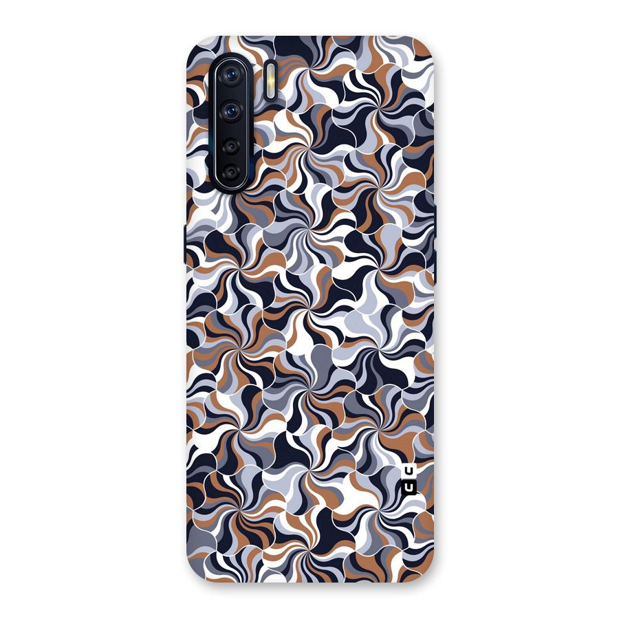 Multicolor Swirls Back Case for Oppo F15