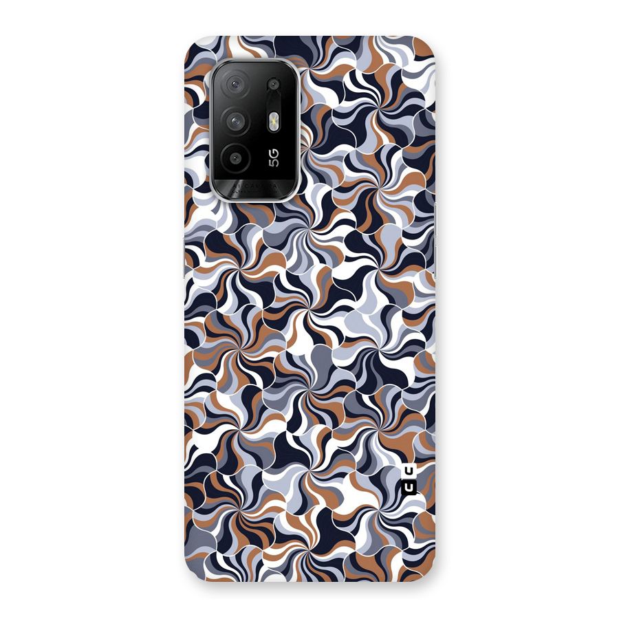 Multicolor Swirls Back Case for Oppo F19 Pro Plus 5G