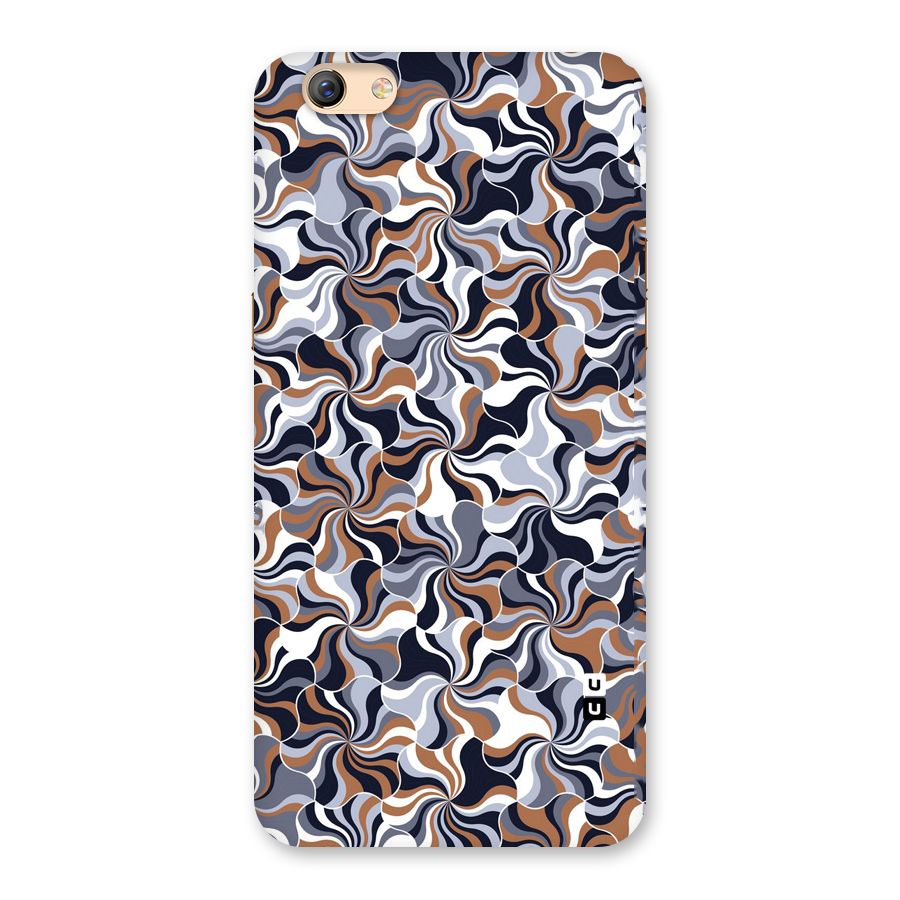 Multicolor Swirls Back Case for Oppo F3 Plus