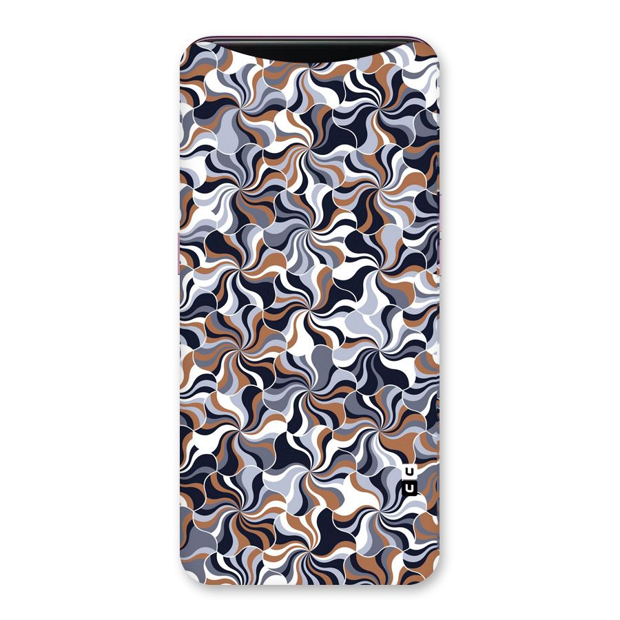 Multicolor Swirls Back Case for Oppo Find X