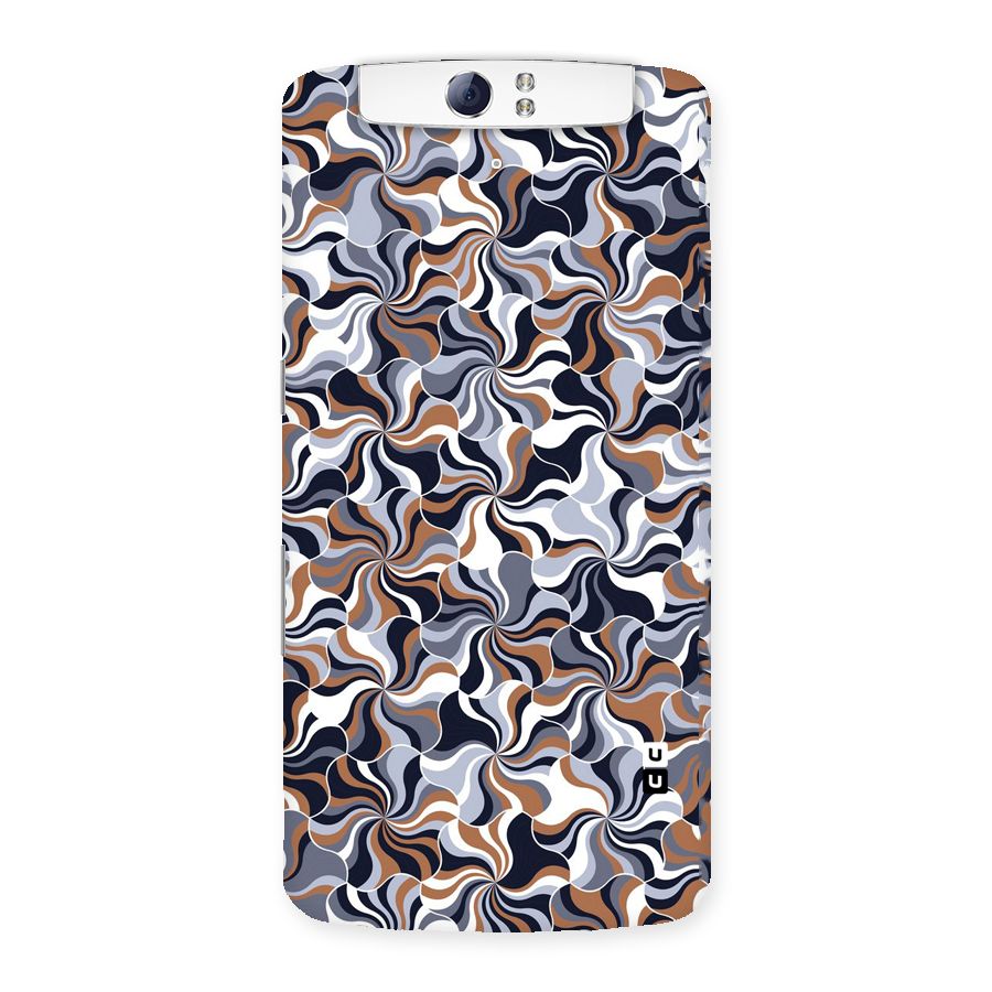 Multicolor Swirls Back Case for Oppo N1