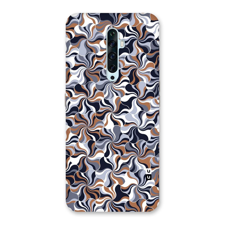 Multicolor Swirls Back Case for Oppo Reno2 F