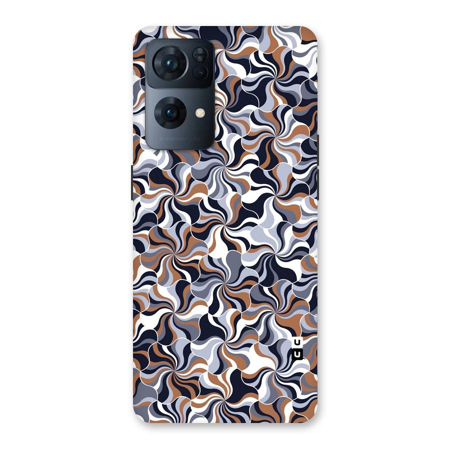 Multicolor Swirls Back Case for Oppo Reno7 Pro 5G