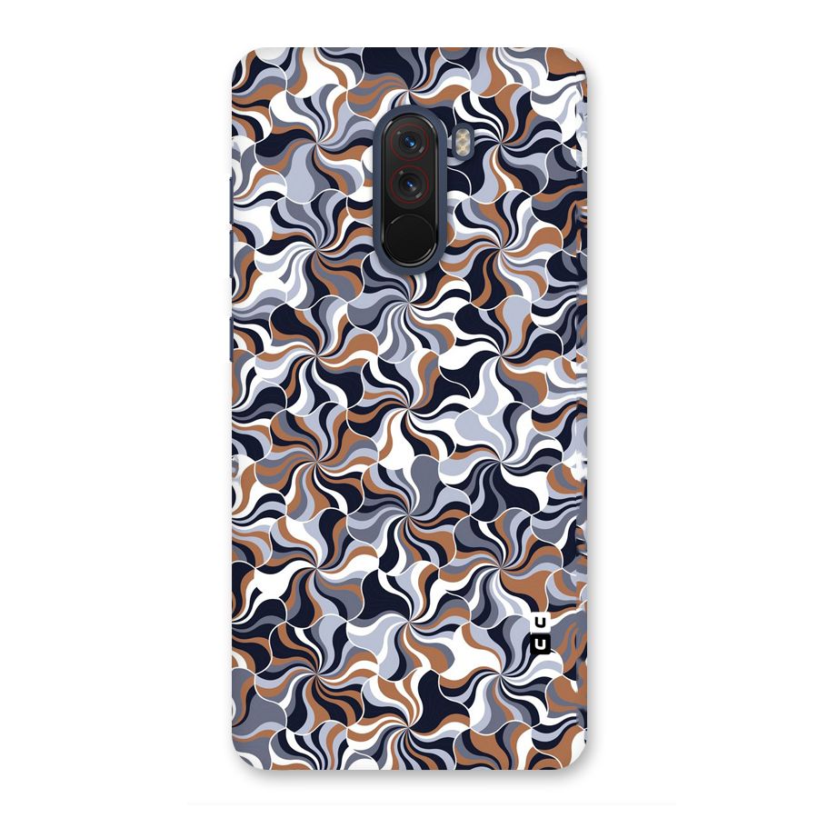 Multicolor Swirls Back Case for Poco F1