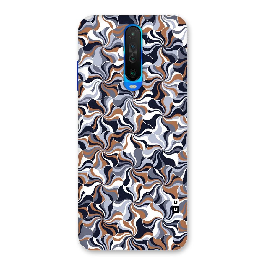 Multicolor Swirls Back Case for Poco X2