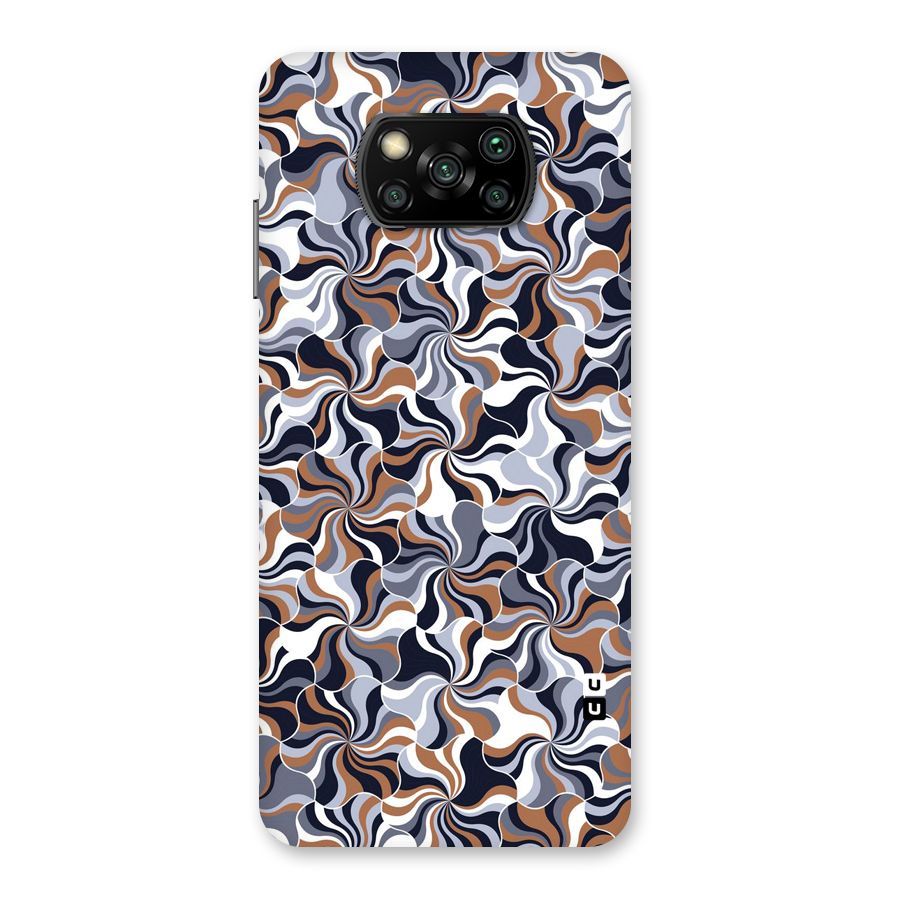 Multicolor Swirls Back Case for Poco X3