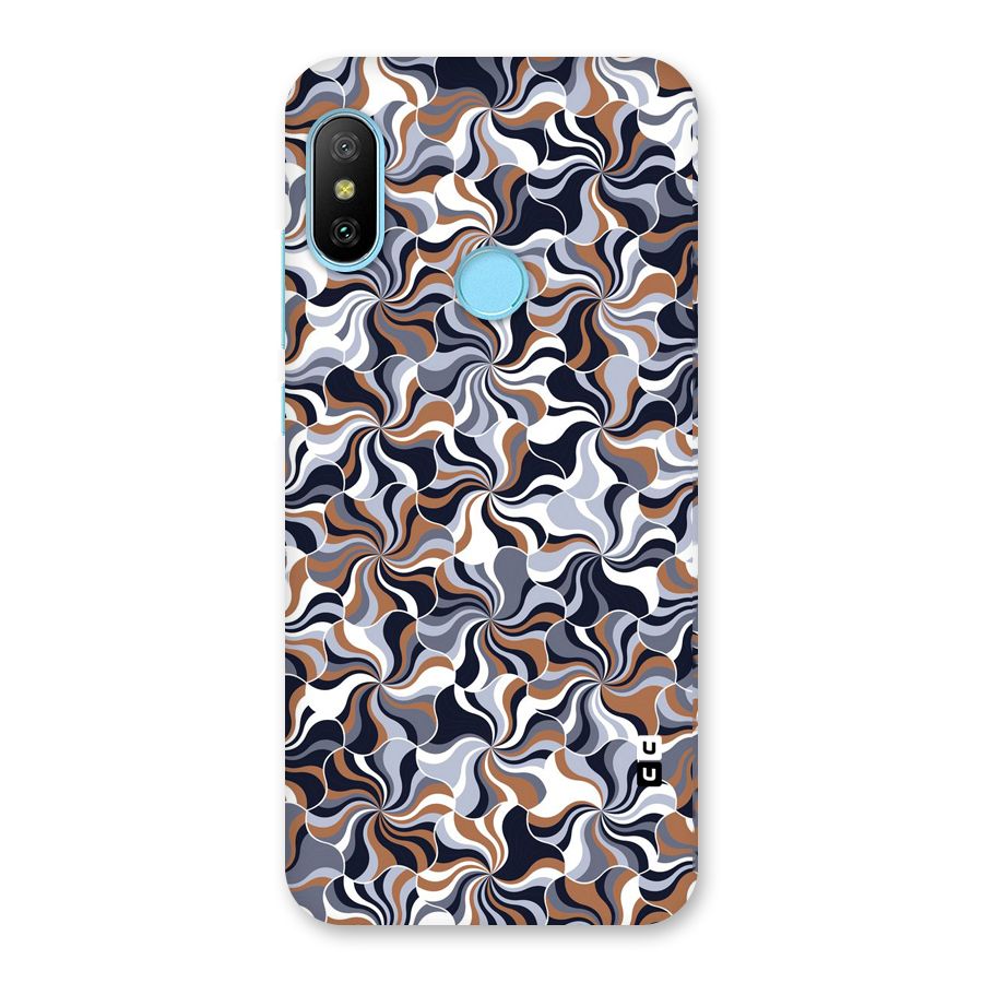 Multicolor Swirls Back Case for Redmi 6 Pro