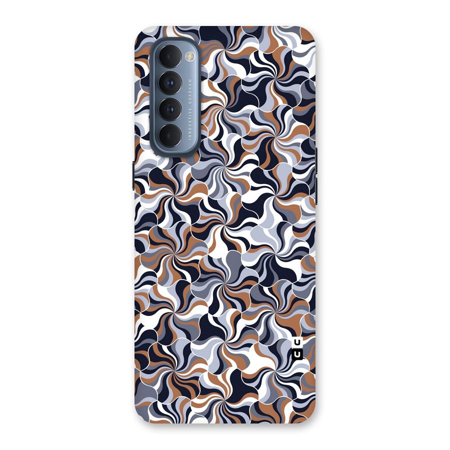 Multicolor Swirls Back Case for Reno4 Pro
