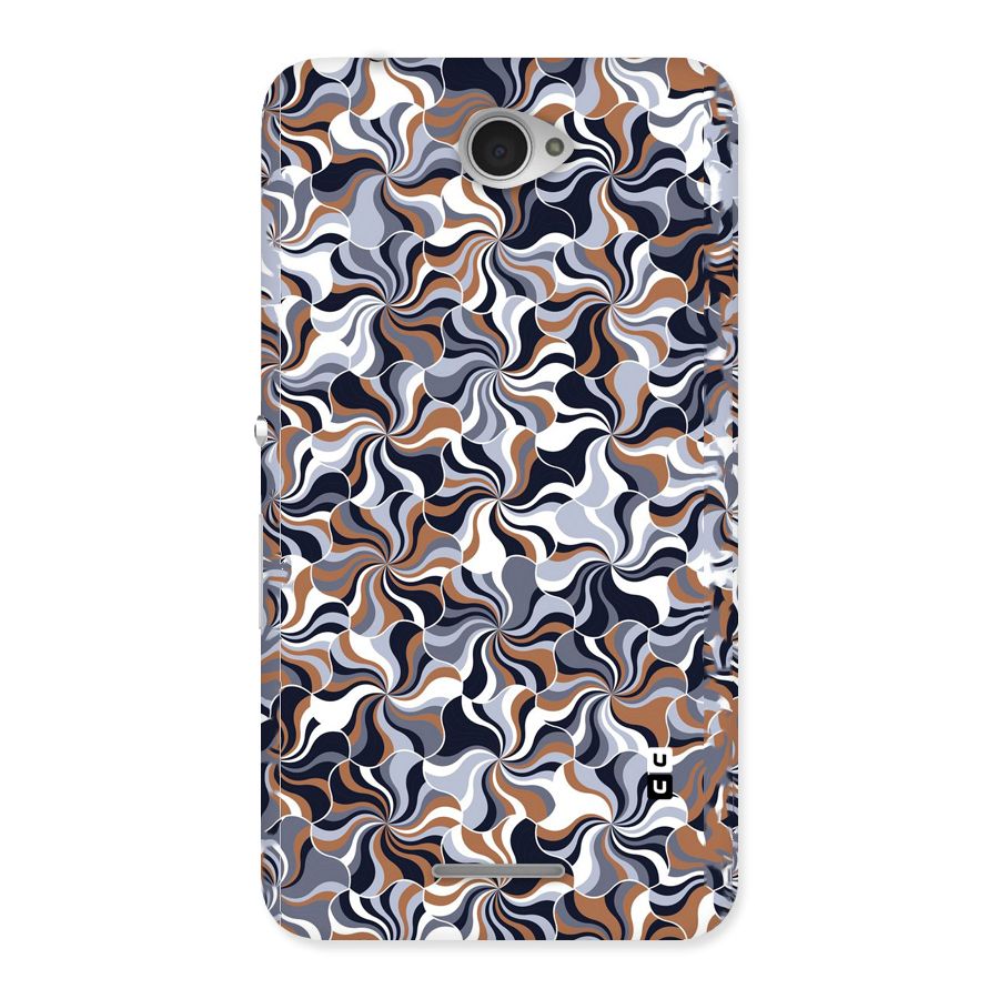 Multicolor Swirls Back Case for Sony Xperia E4